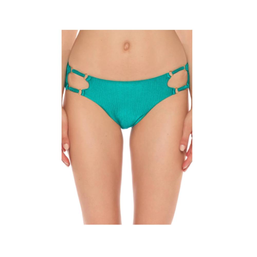 Isabella Rose Ridge Club Maui Fit Bikini Bottom Spa Teal Size M